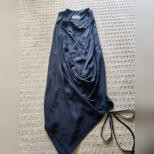 AllSaints assymentrical silk dress